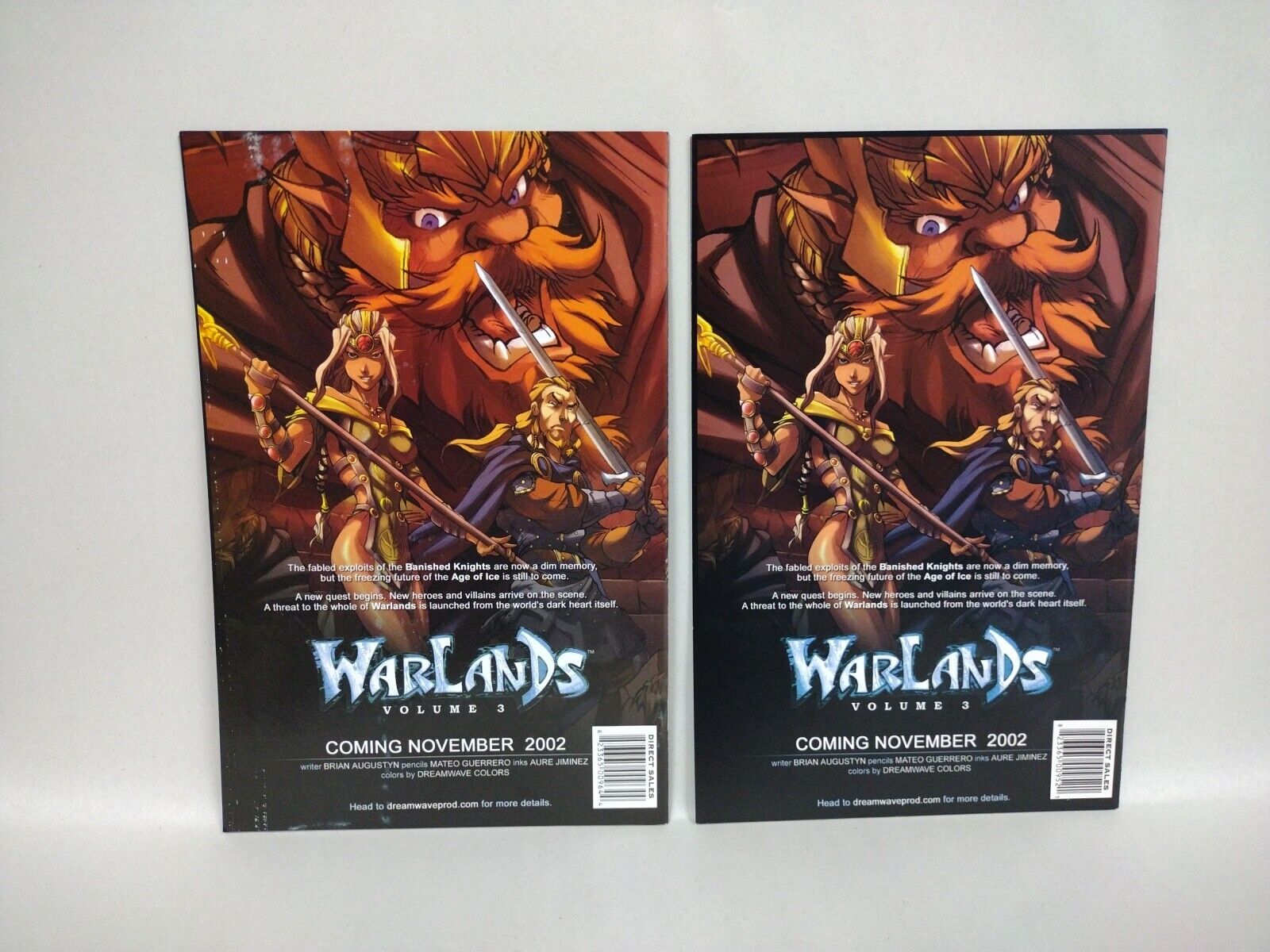 Warlands: Age of Ice (2001) Complete Image DW Comic Lot Set Pat Lee #1-9 1/2 0