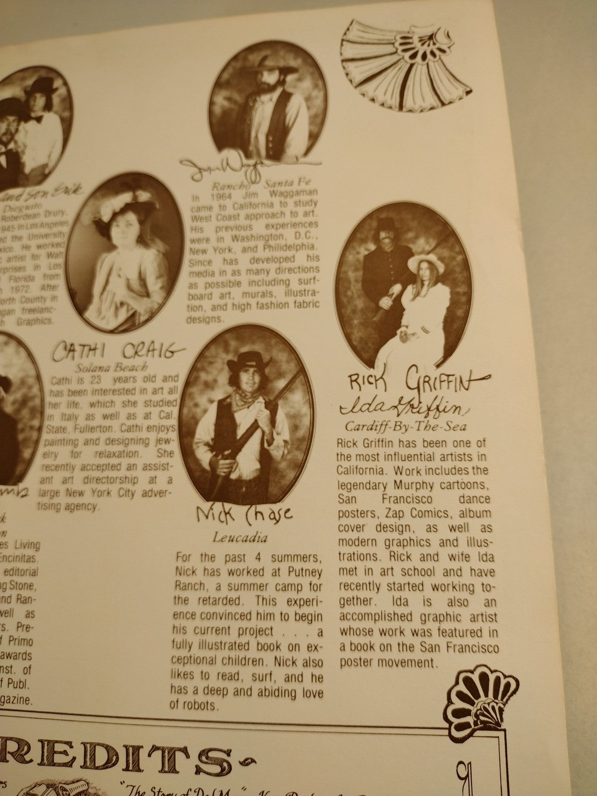 SAN DIEGUITO (1975) An Illustrated History Magazine Terry Lamiz Rick Griffin Art