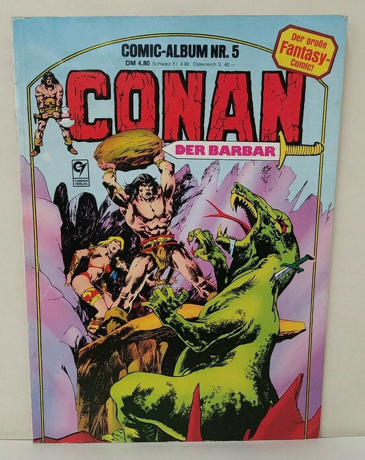 Conan The Barbarian Der Barbar Comic Album 5 (1984) German Text Edition