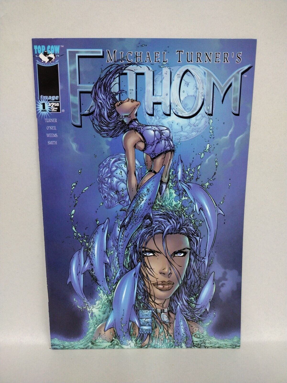 Michael Turner's Fathom #1 (1999) Image Top Cow Comic Cover A B C Variant Set