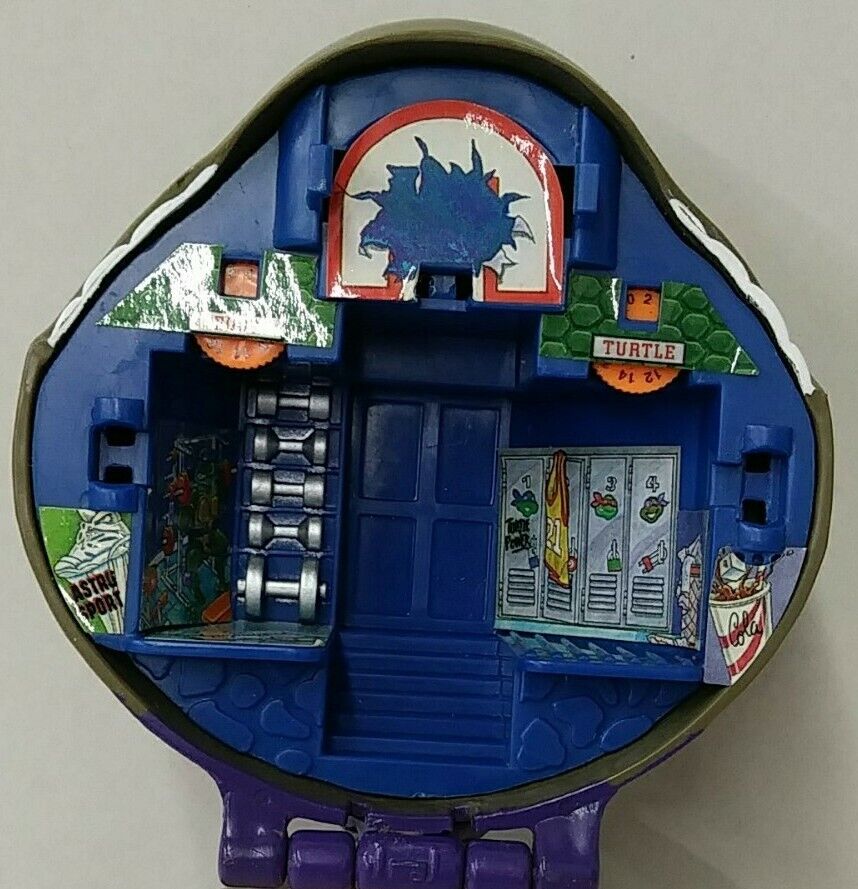 TMNT(1994)  Donatello's Basketball Mini Mutant Turtle Top Playset Mirage Studios