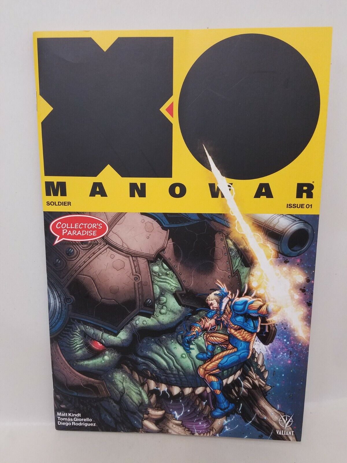 X-O Manowar (2017) Comic Lot #1 Collector's Paradise Variant & #2 Variant 