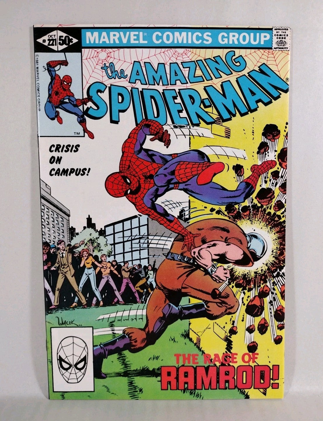 Amazing Spider-Man #221 (1981) Marvel Comic Ramrod Appearance VF-NM