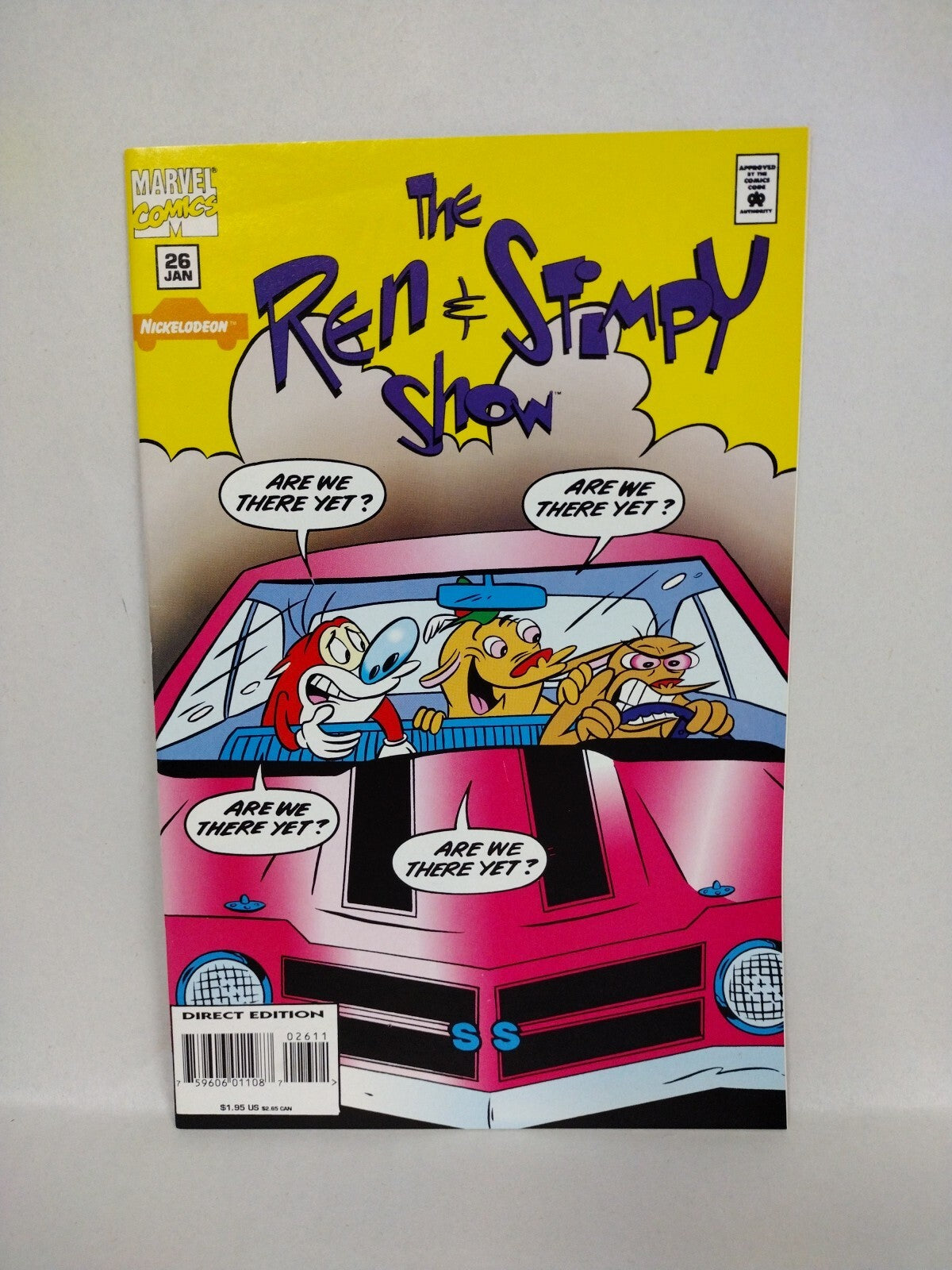 Ren And Stumpy Show Marvel Comic Lot Set #21 22 26 37 Special Four Swerks VF