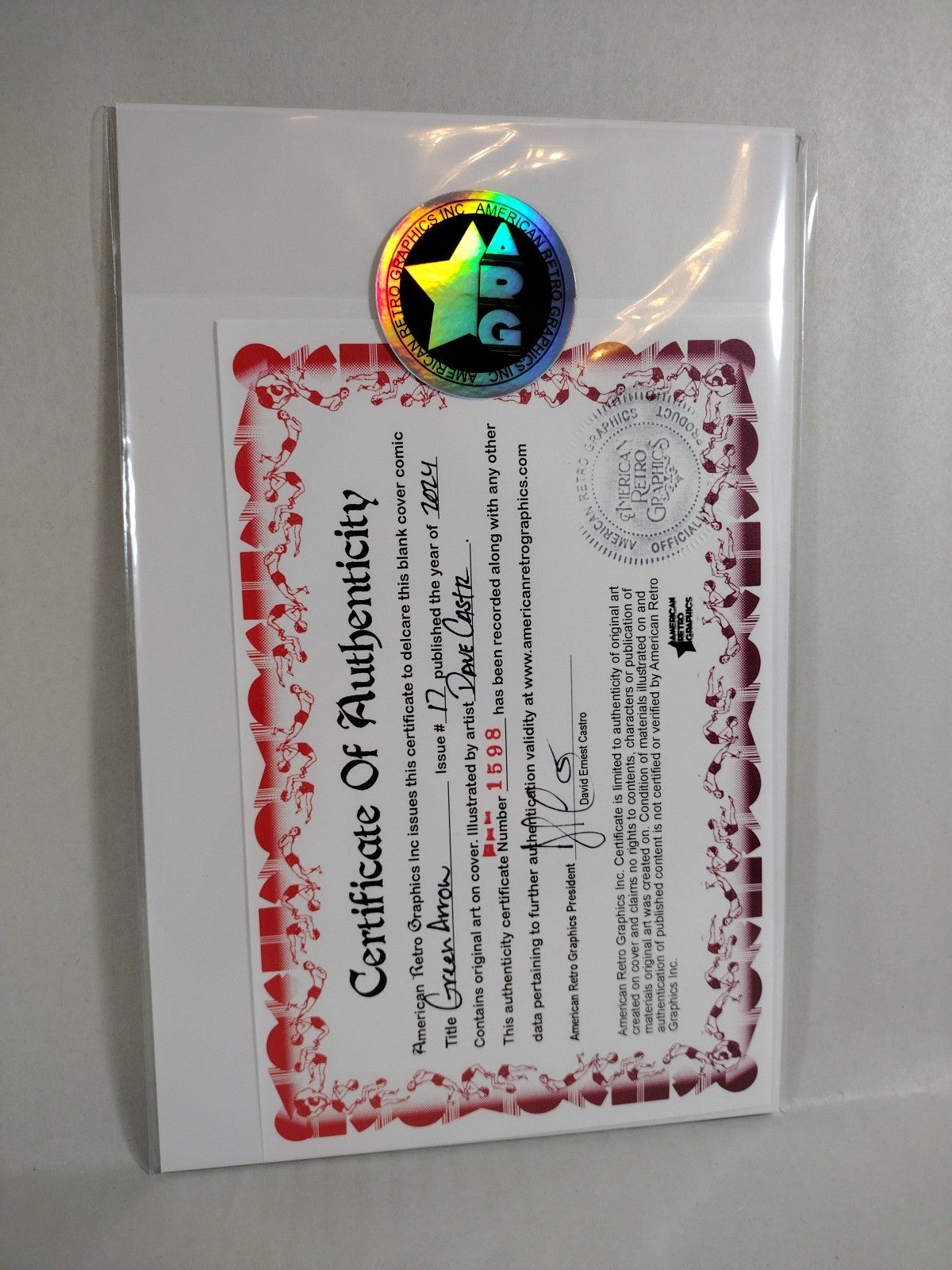 Green Arrow #17 (2024) DC Comic Sketch Variant Cover W Original Dave Castr Art