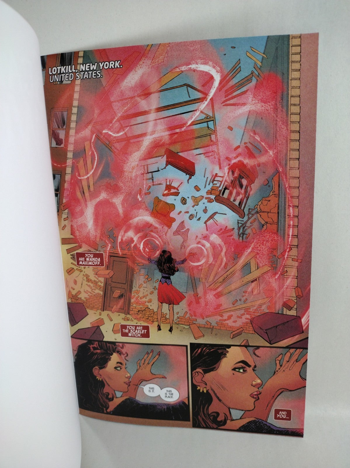 Scarlet Witch #1 (2023) Marvel Comic Red Blank Sketch Cover New NM