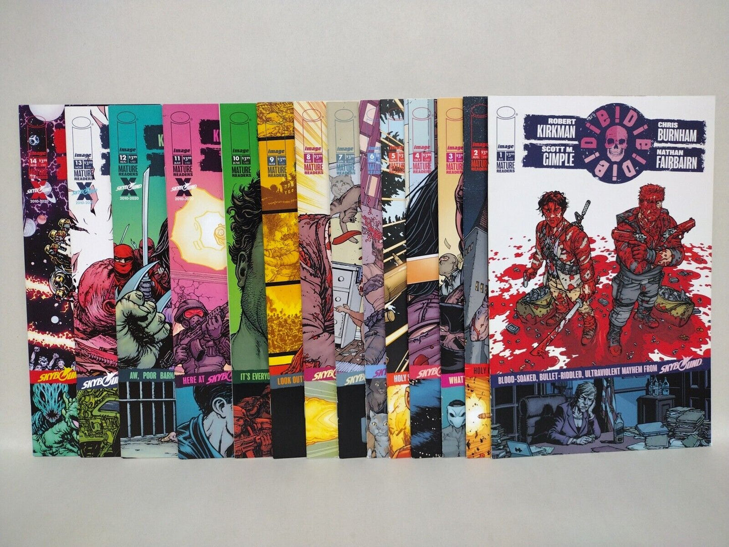 Die! Die! Die! (2018) Complete Image Comic Set 1-14 Chris Burnham Robert Kirkman