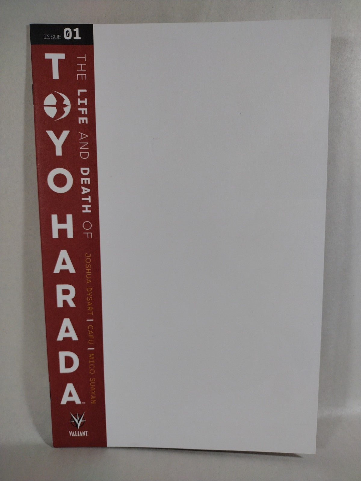 Life And Death Of Toyo Harada #1 (2019) Valiant Comic Blank Sketch Cover New NM