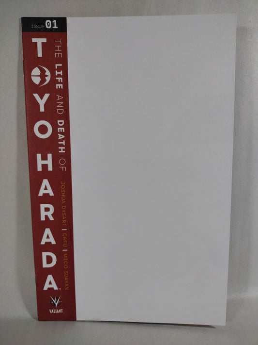 Life And Death Of Toyo Harada #1 (2019) Valiant Comic Blank Sketch Cover New NM