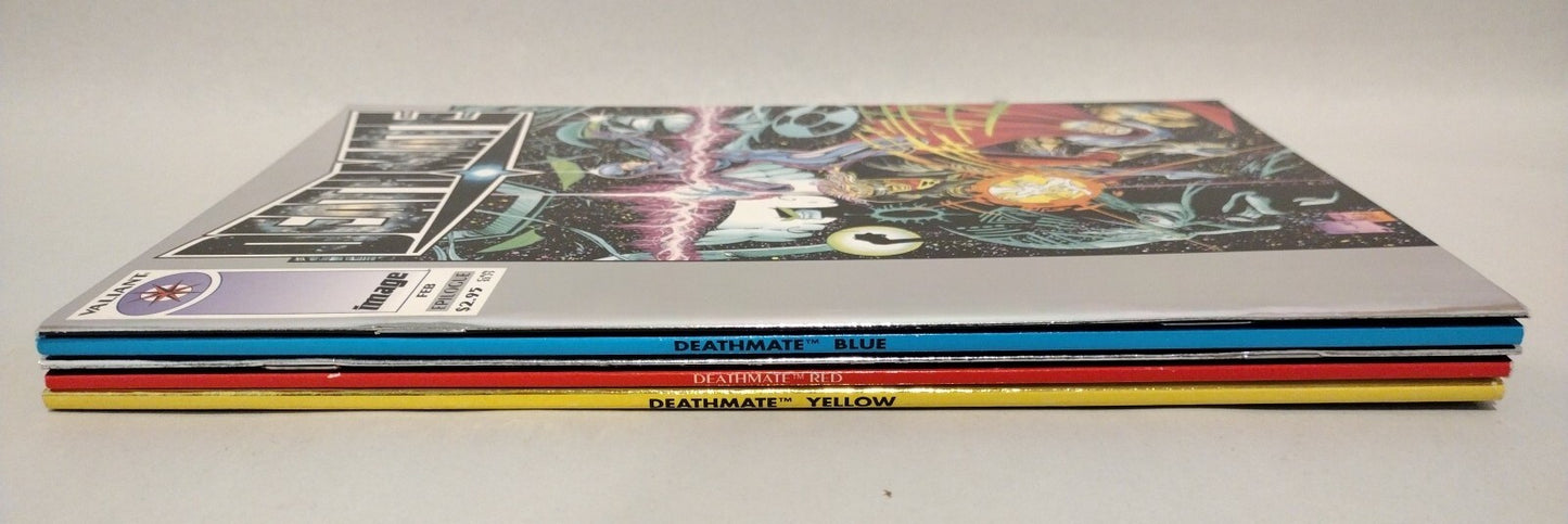 Deathmate (1993) Valiant Image Comic Lot Set Yellow Red Blue Prologue Epilogue 