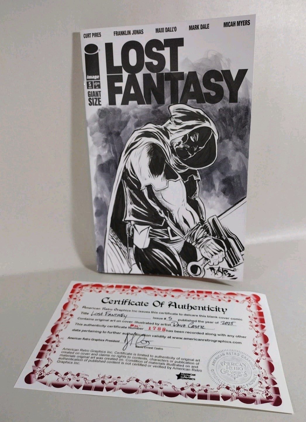 Lost Fantasy #1 (2025) Image Comic Sketch Var Cover W Original Dave Castr Art