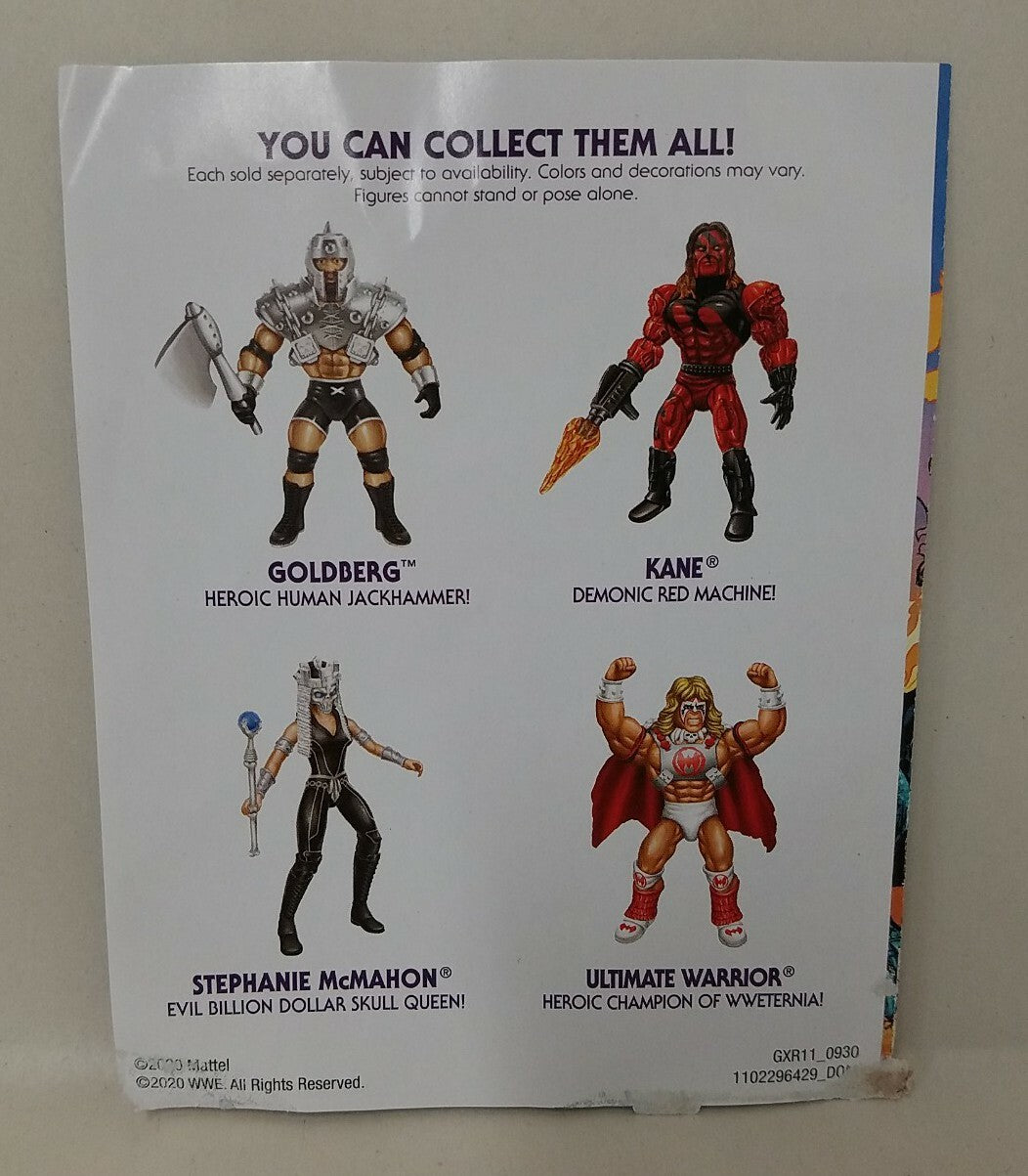 Masters Of The WWE (2020) Mini Comic Lot of 2 Ultimate Warrior Wave 6