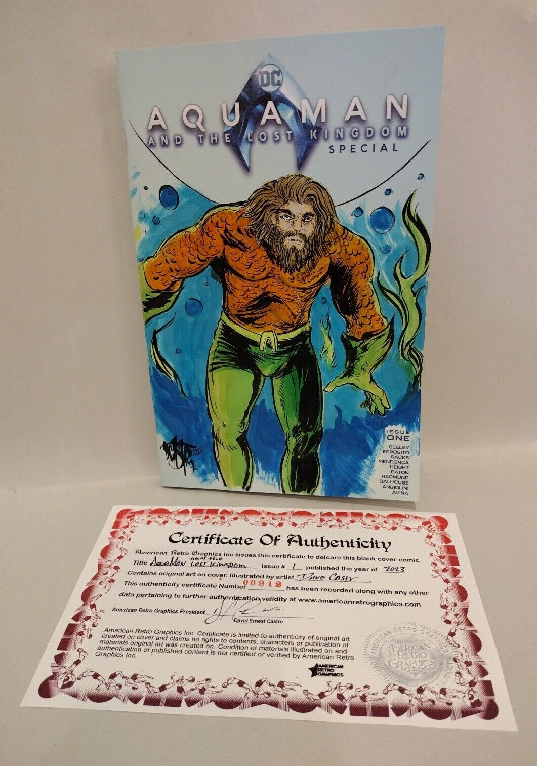 Aquaman & The Lost Kingdom Special #1 (2023) DC Sketch Variant W Original Art 