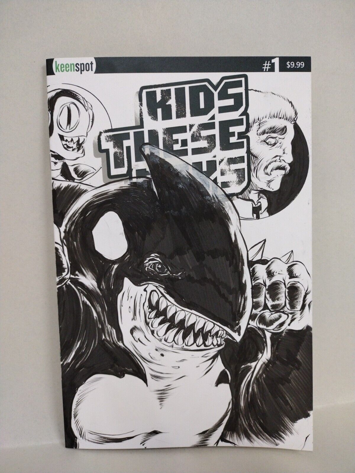 Kids These Days #1 (2024) Keenspot Comic Sketch Cover Var W Original DCastr Art