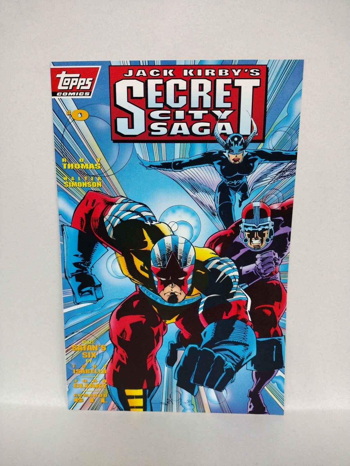 Jack Kirby (1993) Topps Comic Series Bombast Cap Glory+ Set Sealed W Chrome Card