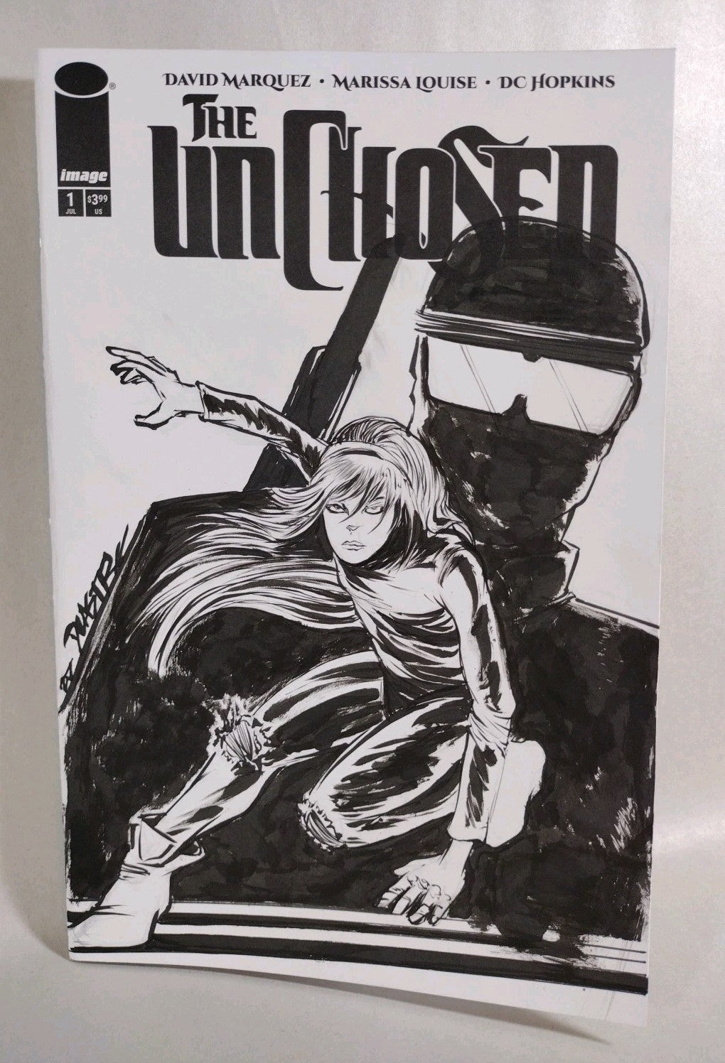 Unchosen #1 (2025) Image Comic Sketch Variant Cover W Original Dave Castr Art