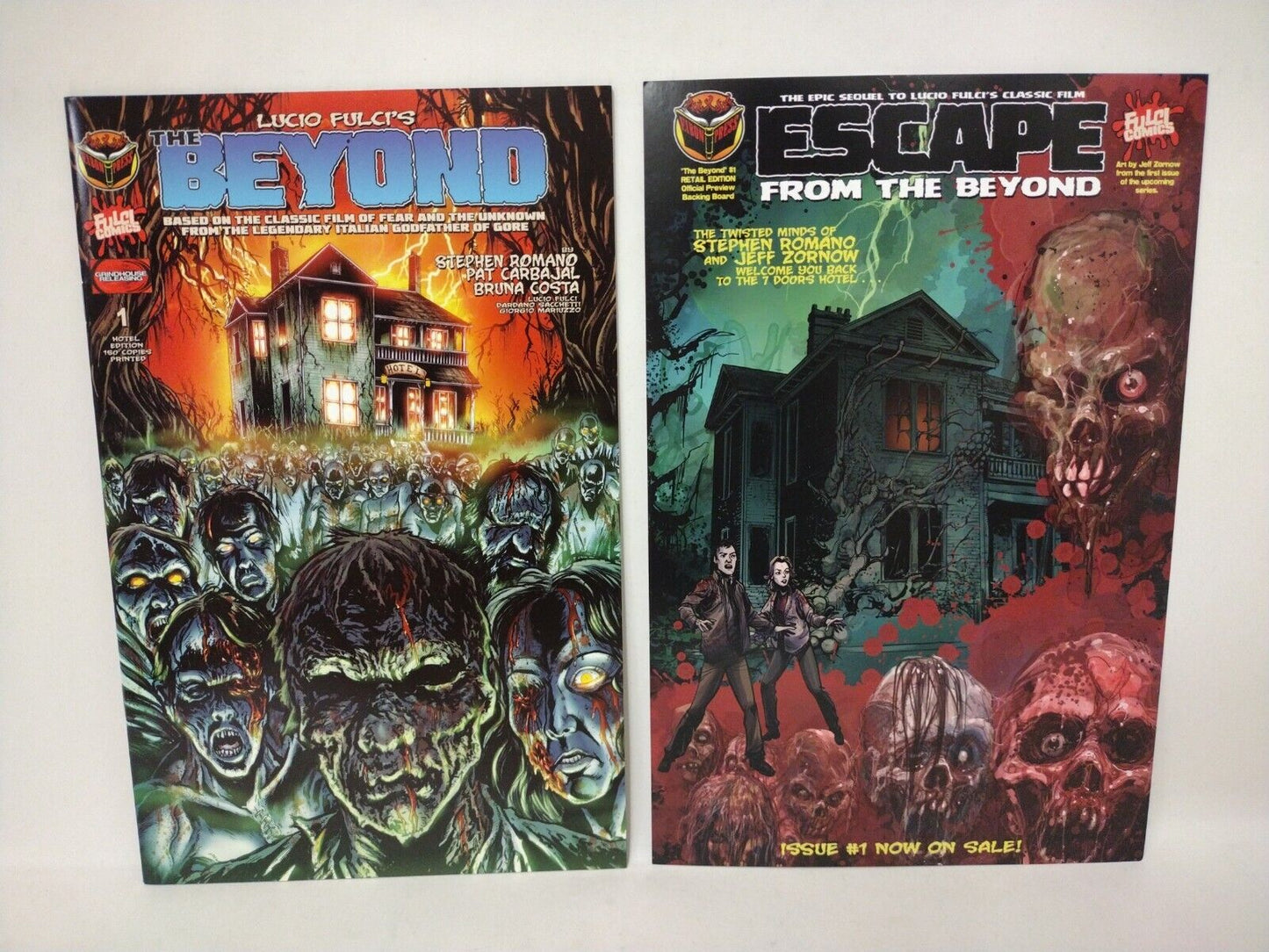 Lucio Fulci THE BEYOND 1 (2021) Ltd Eibon Variant Comic Signed #'d 125/150 NM