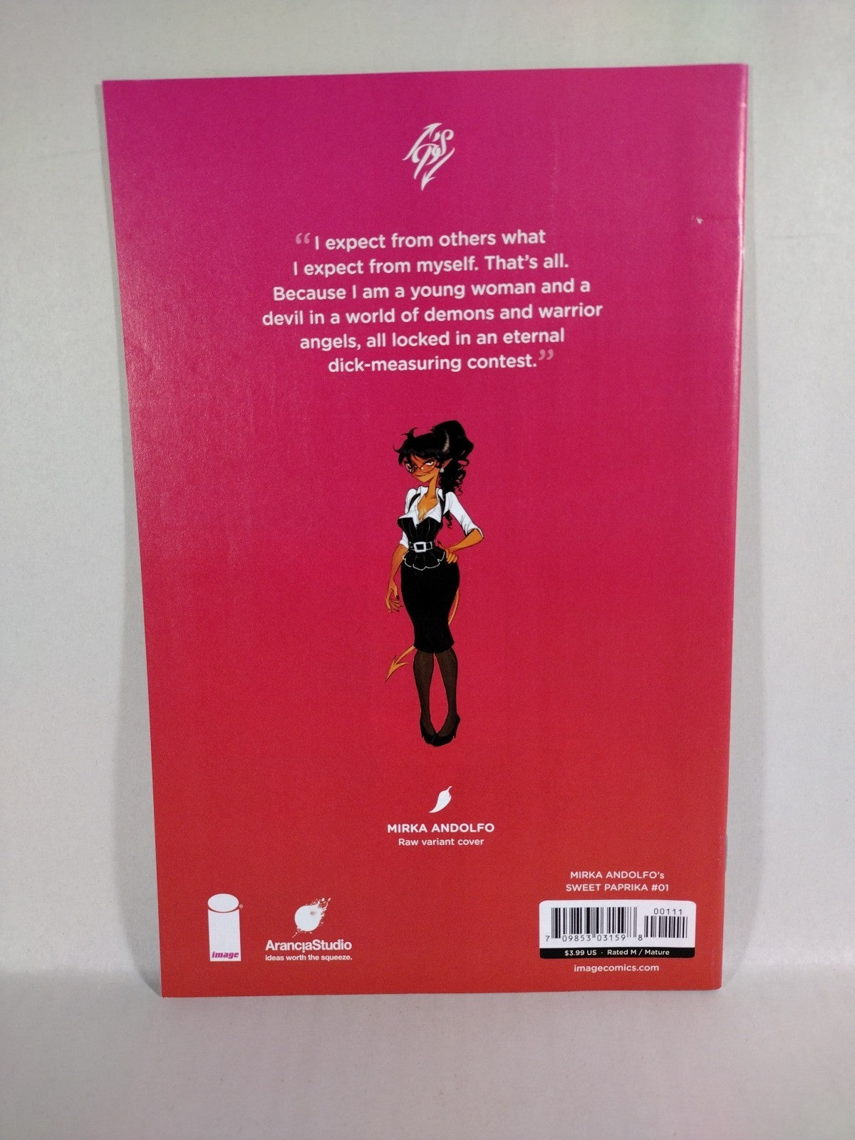 Sweet Paprika #1 (2021) Mirka Andolfo 1:100 Raw Variant Image Comic FN
