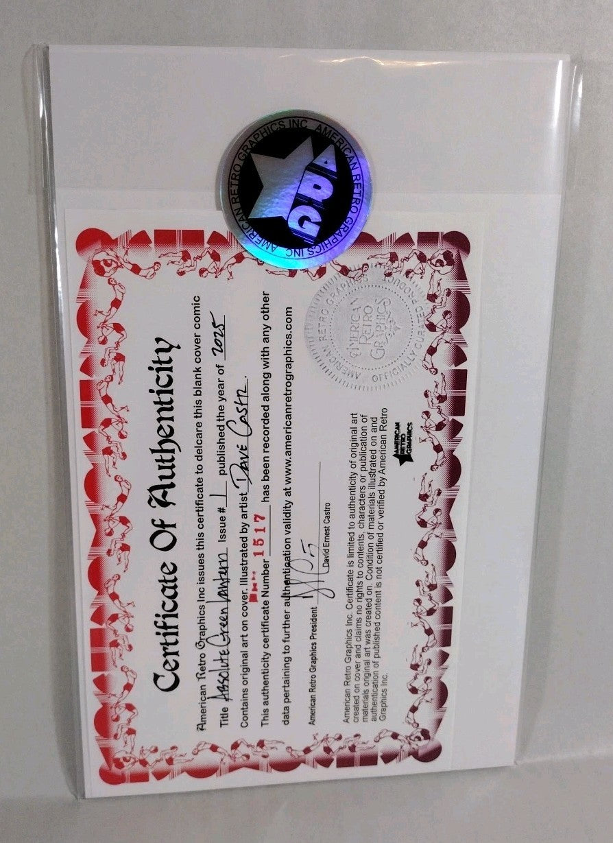 Absolute Green Lantern #1 (2025) DC Sketch Variant Cover W Original DCastr Art