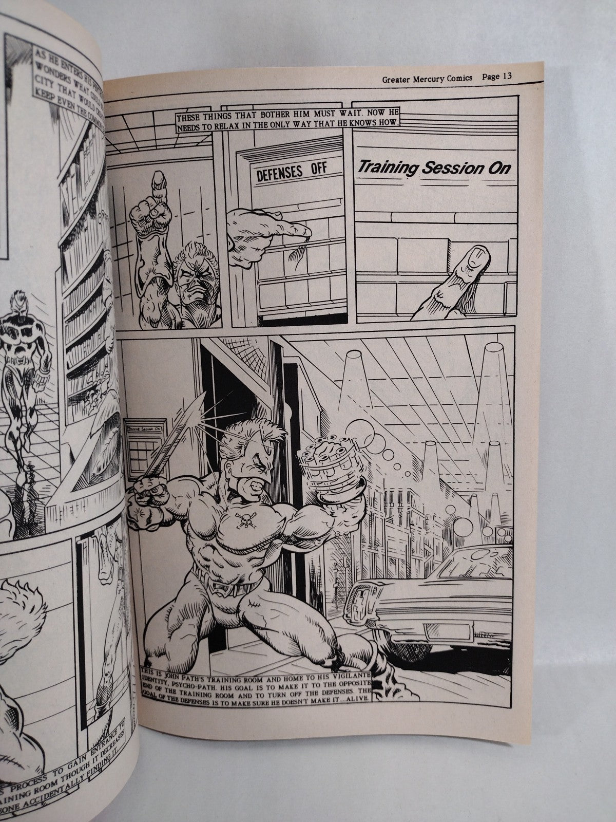 Psycho-Path Ultimate Vigilante #1 (1990) GMC Comic Gugliotti Cooper VF