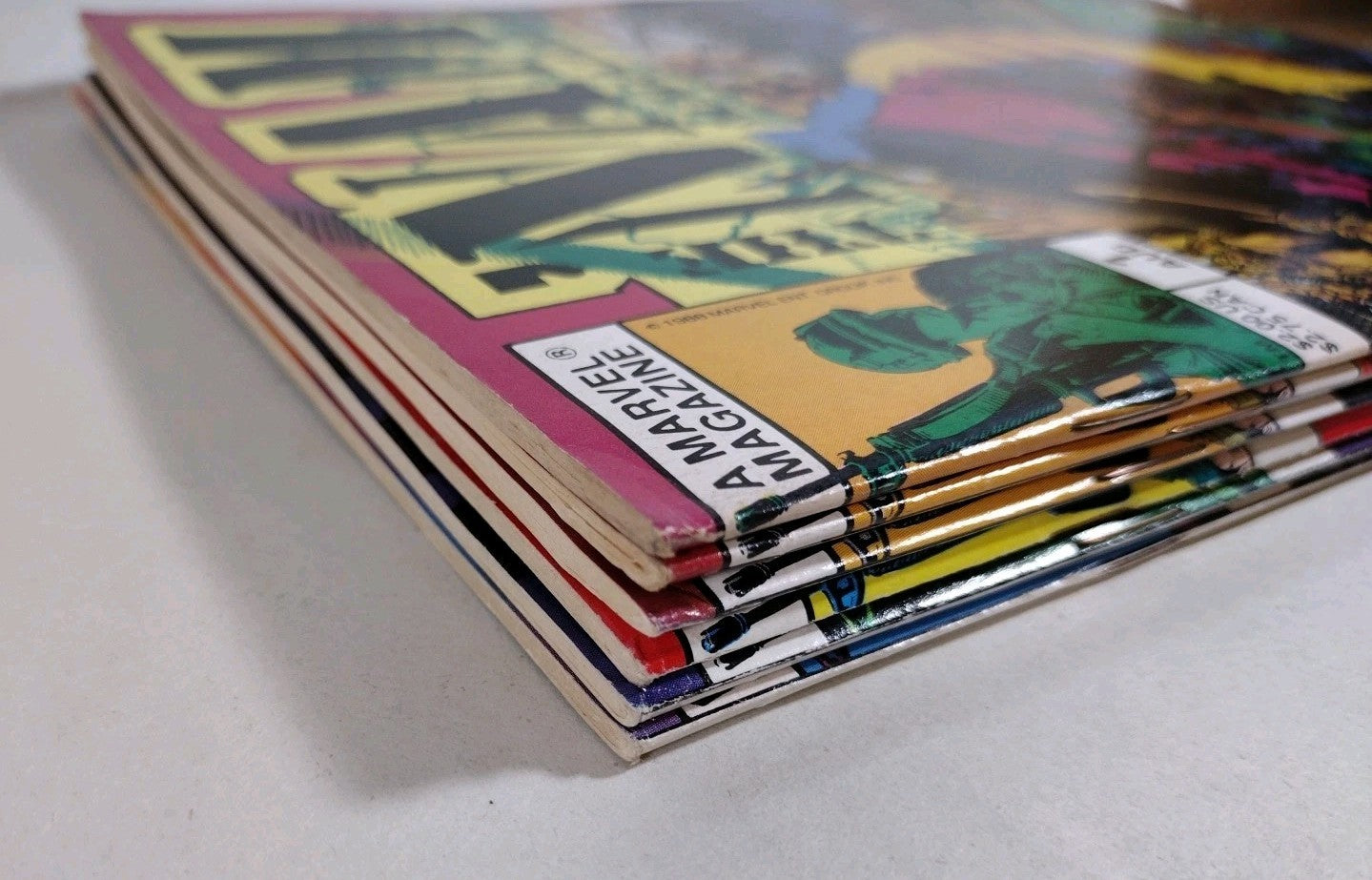 The NAM Magazine (1988) Marvel Comic Lot Set #1 2 3 4 5 7 Michael Golden FN