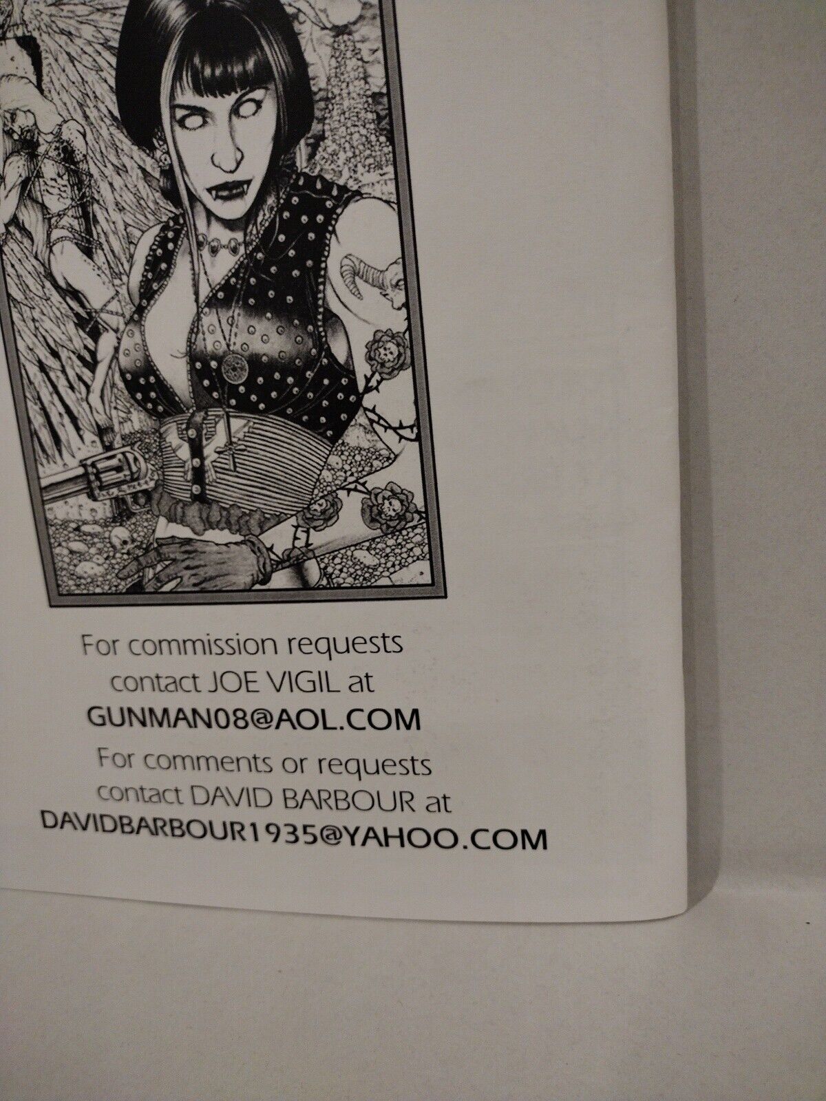 Original Sin #1 (2001) Broken Halos Comic Magazine 1st Print Signed Joe Vigil