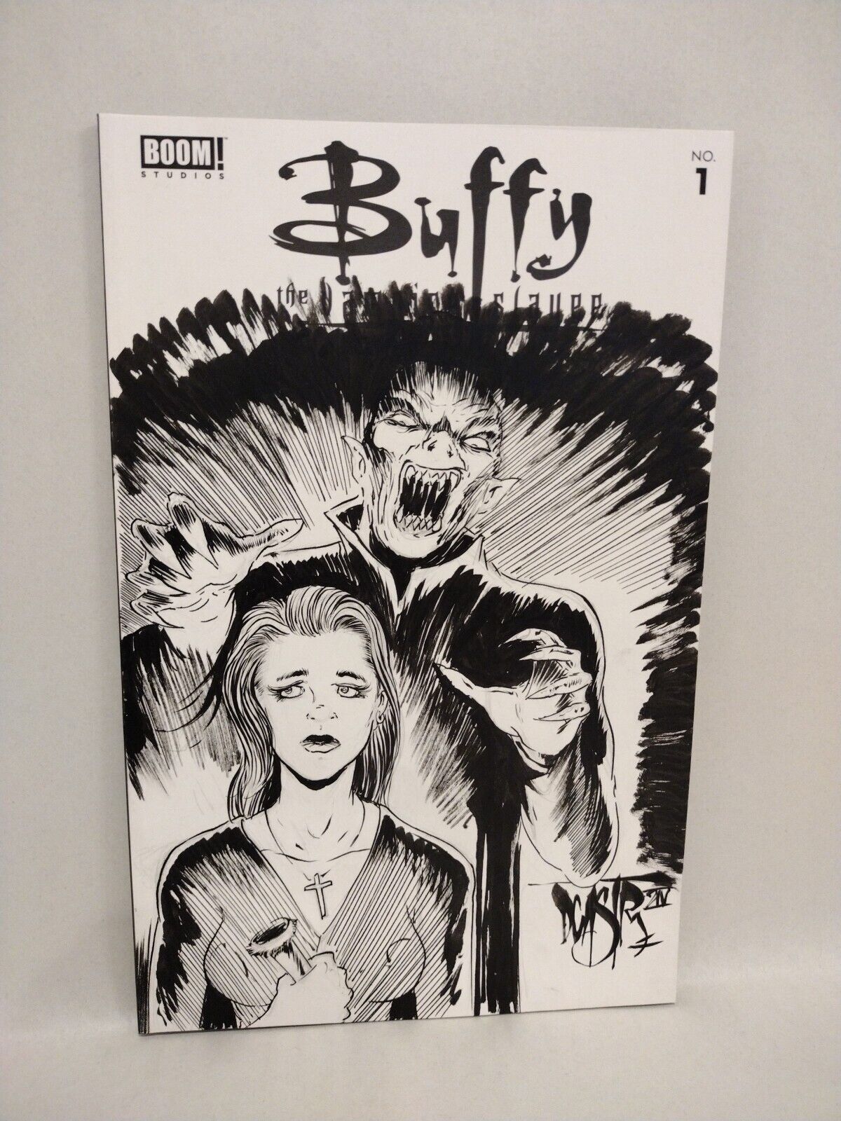 Buffy The Vampire Slayer #25 2022 Boom Comic Sketch cover Variant W Original Art