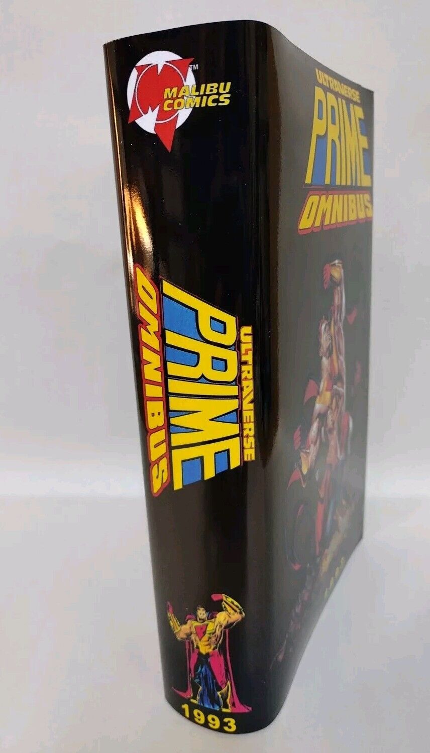 Prime Omnibus (1993) ARG Custom Bound Malibu Comics HC W DJ #1-26 Infinity Power