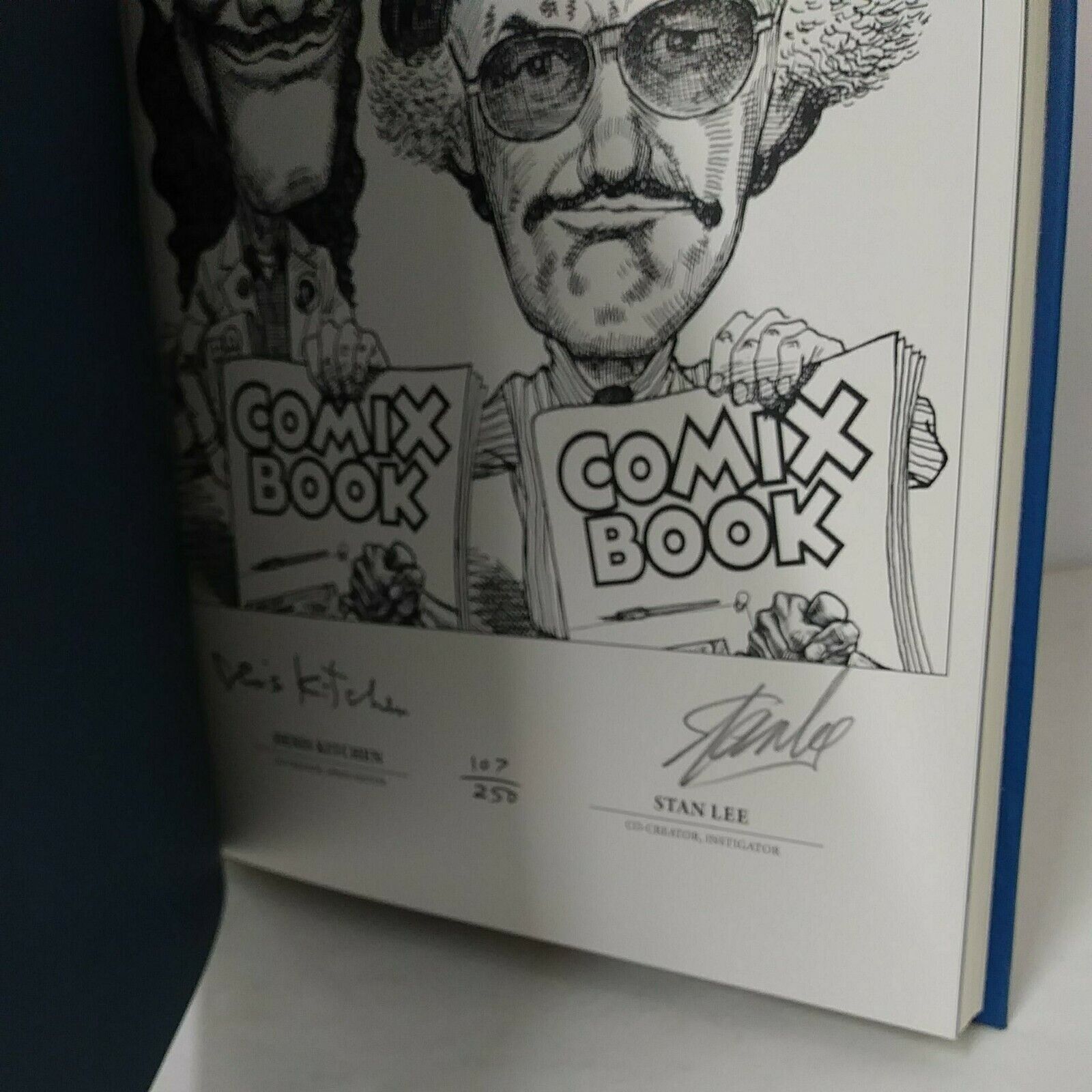 Best of Comix Book (2013) HC Limited 107/250 Signed Stan Lee Dennis Kitchen New