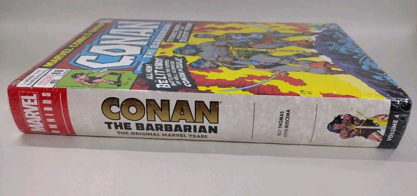 Conan the Barbarian Original Marvel Years Omnibus HC Vol 4 DM Variant New Sealed