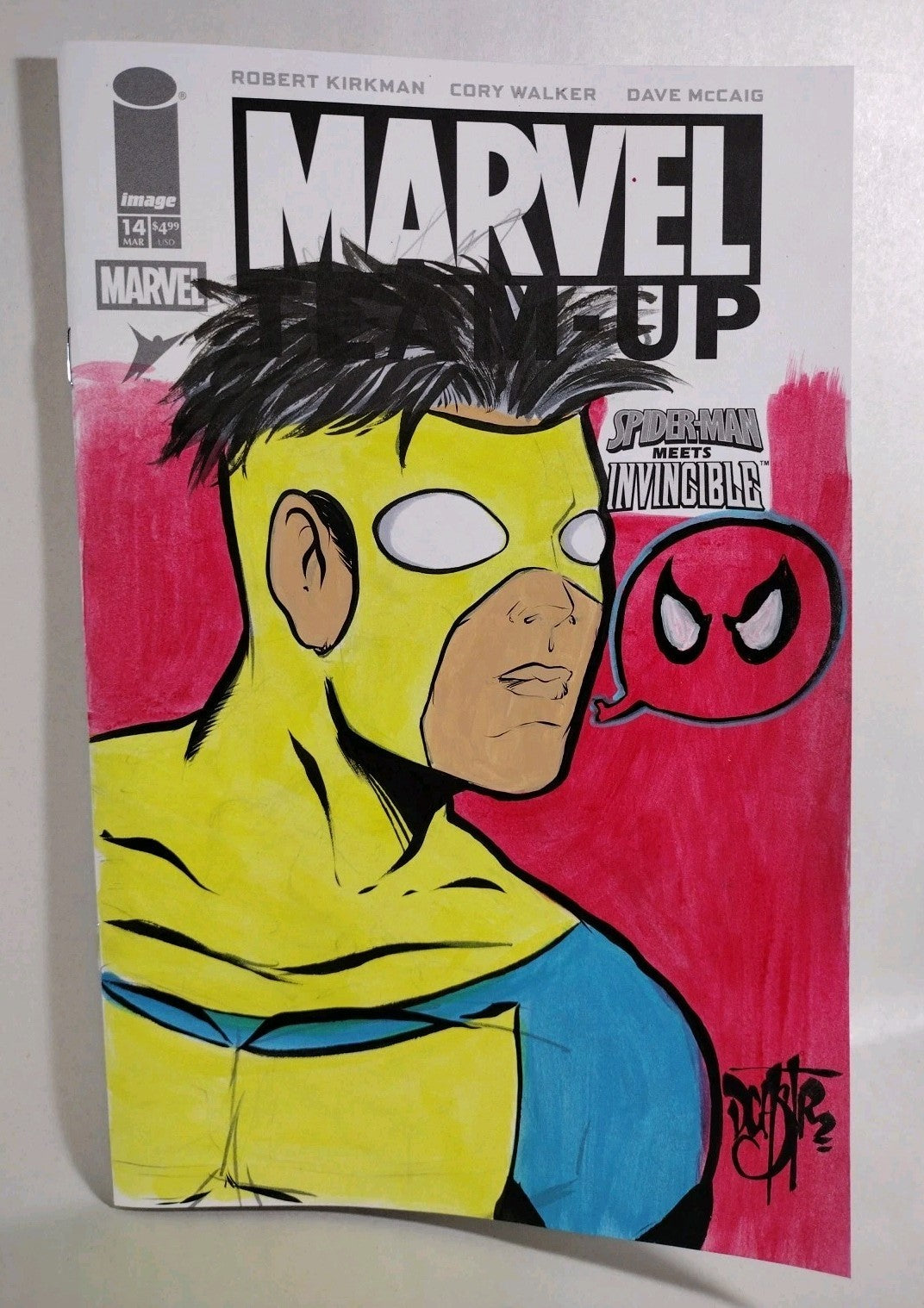 Marvel Team-Up #14 (2026) Image Comic Sketch Cover W Original Dave Castr Art