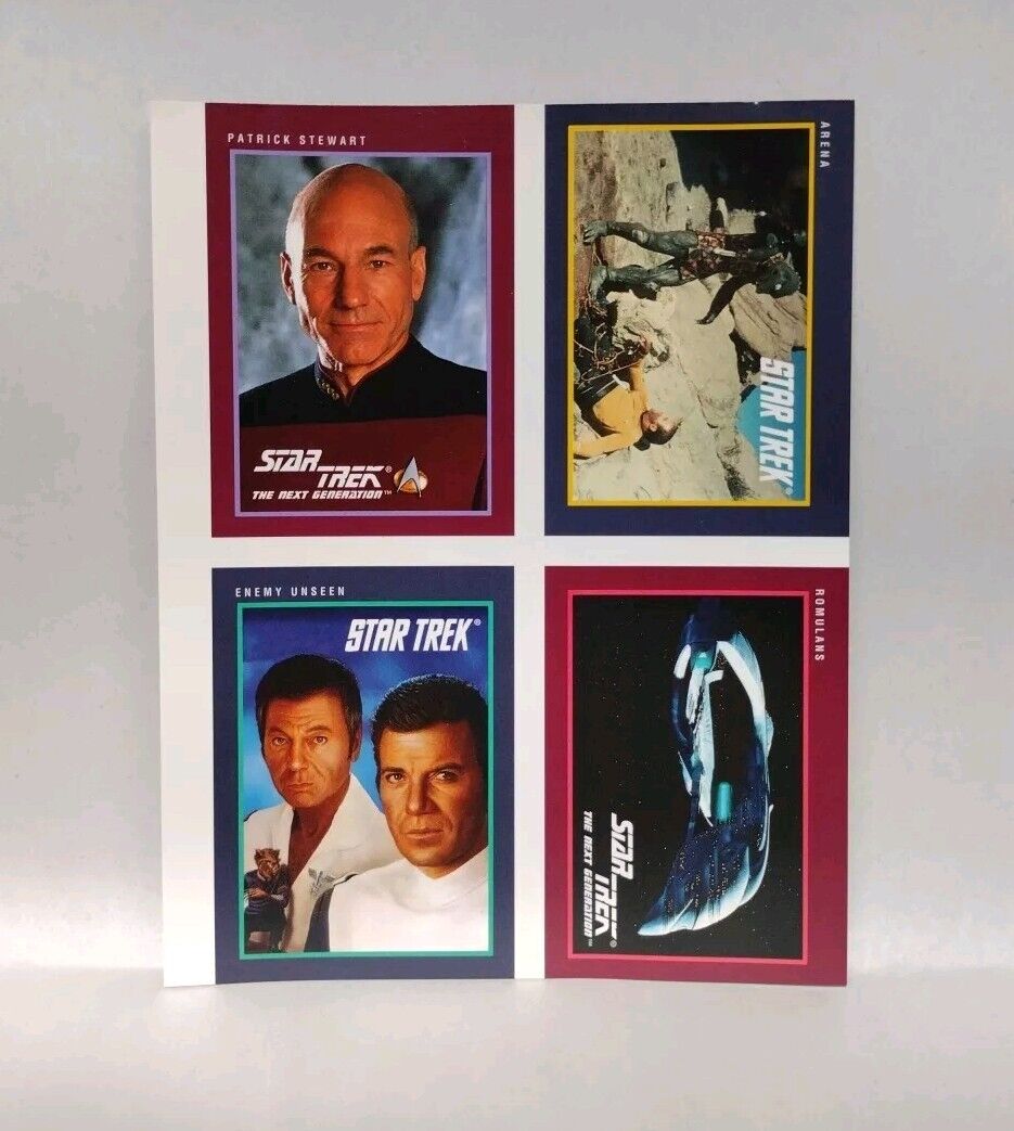 Star Trek Next Gen (1991) Impel Trading Card Promo Set