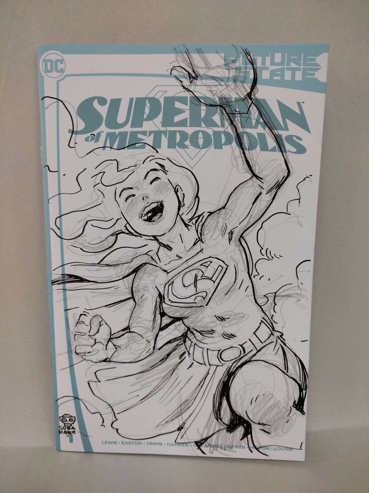 Superman Of Metropolis #1 (2021) DC Sketch Cover Comic W Original Soba Kore Art