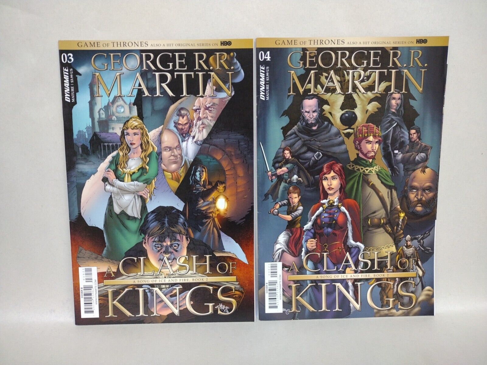 GOT Clash Of Kings George RR Martin (2017) Complete Dynamite Comic Set #1-12