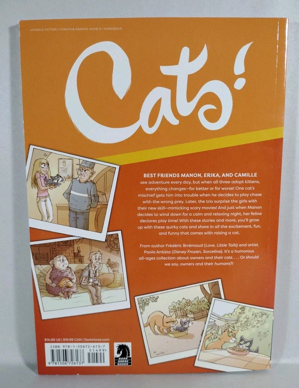 Cats! 2022 Dark Horse Graphic Novel TPB Set Frederic Brremaud Paola Antista New