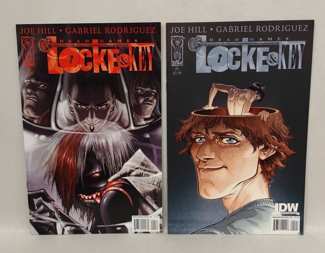 Locke And Key IDW Complete Comic Sets #1-6 (2008) Head Games #1-6 1st Prints NM