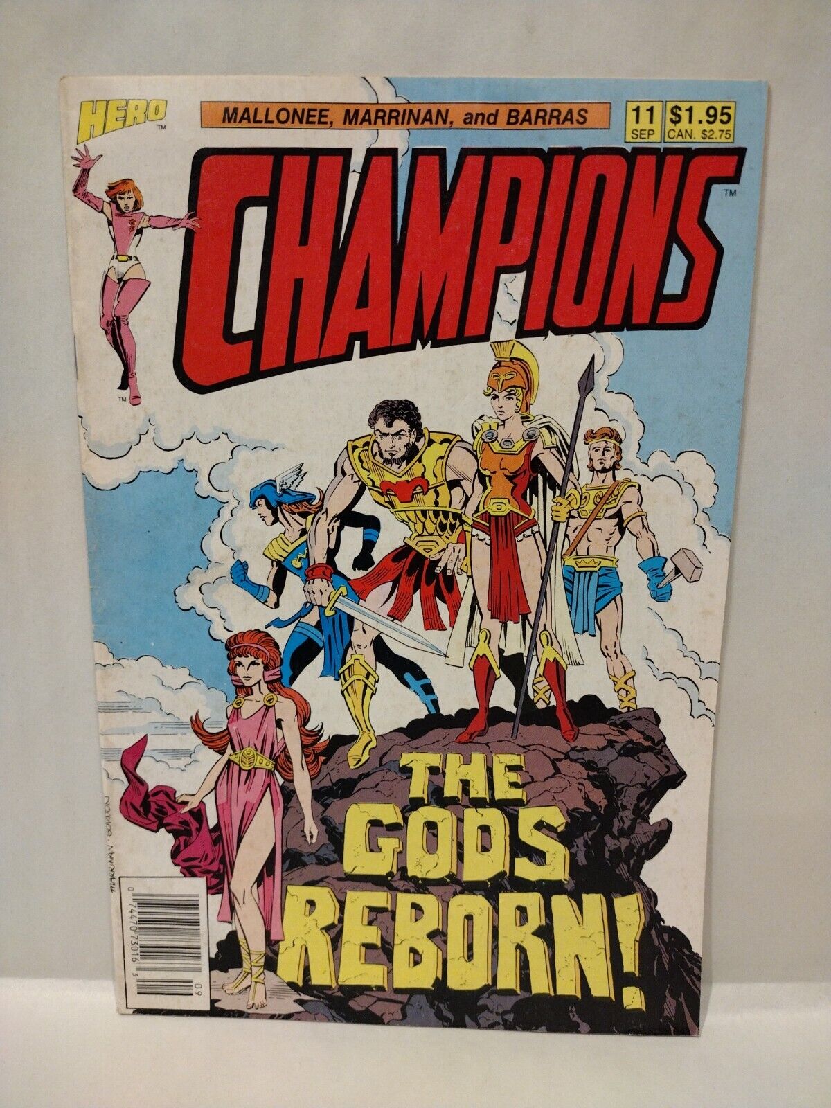 Champions Vol 2 (1988) Hero Comic Lot 8 9 11 12 Annual 1 Marrinan Mallonee