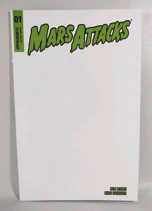 Mars Attacks #1 (2016) Dynamite Comic Blank Sketch Variant Cover NM