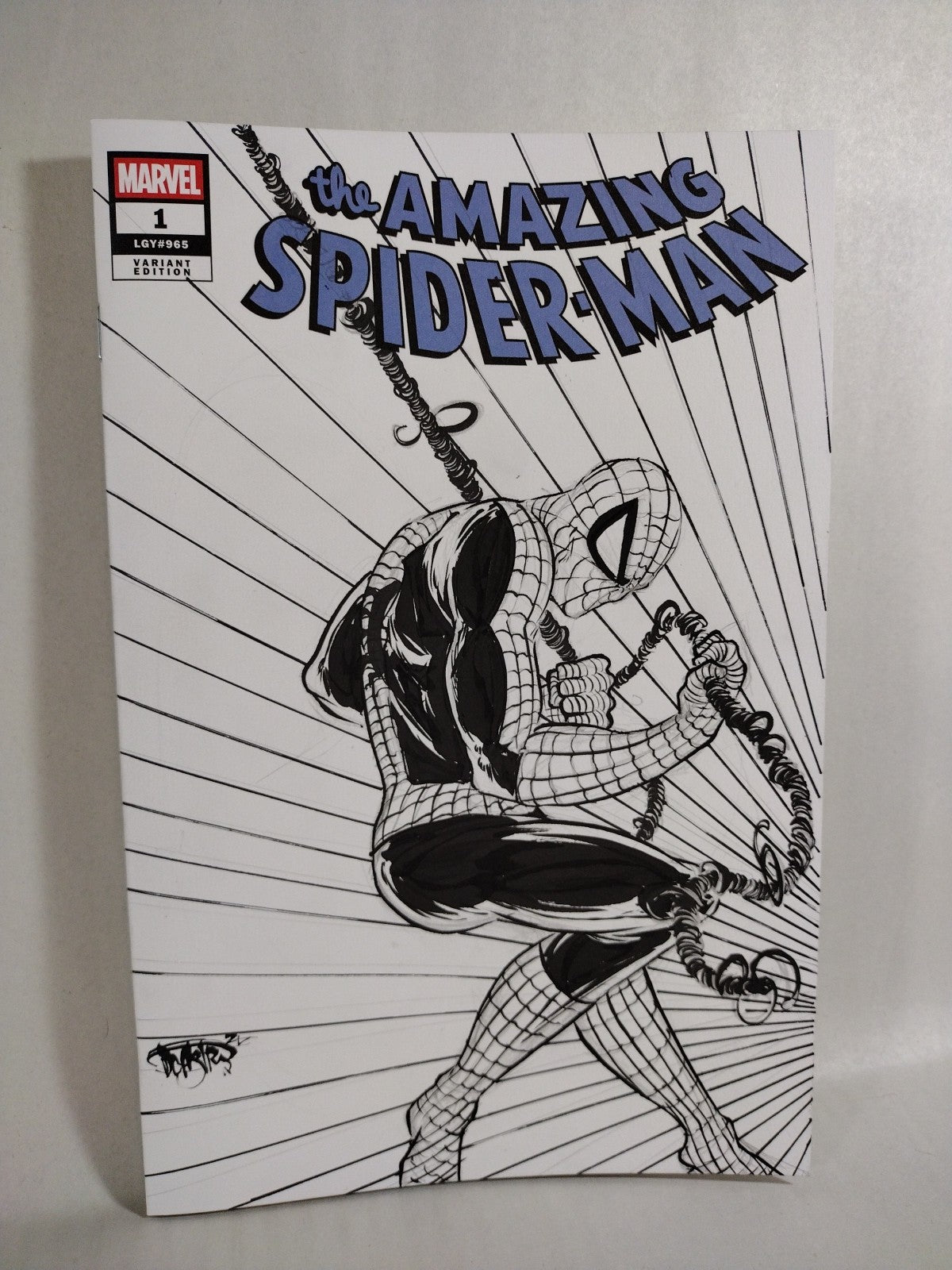 Amazing Spider-Man #1 (2025) Sketch Variant Cover Comic W Original Dcastr Art