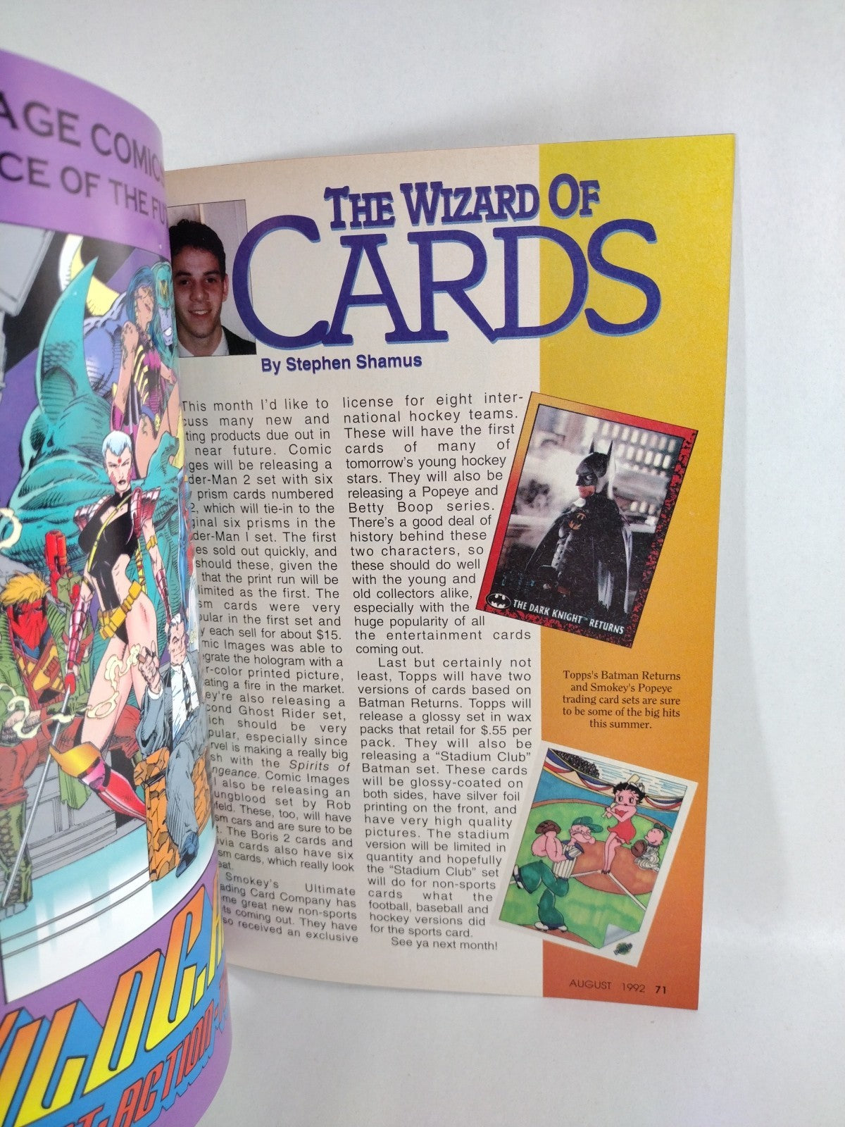 Rare Wizard Magazine (1992) Jim Lee All-Star Fanfest San Diego Padres Giveaway