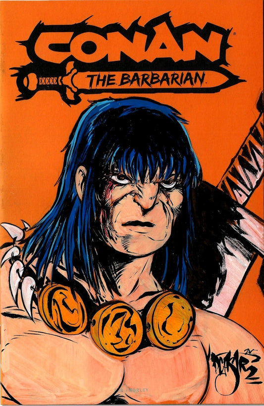 Conan #25 (2025) Titan Comic Sketch Cover Variant W Original Dave Castr Art