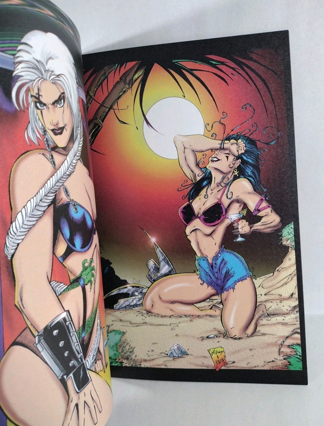 Razor Swimsuit Commorative Edition 1 (1996) London Night Studios Silver Foil Var