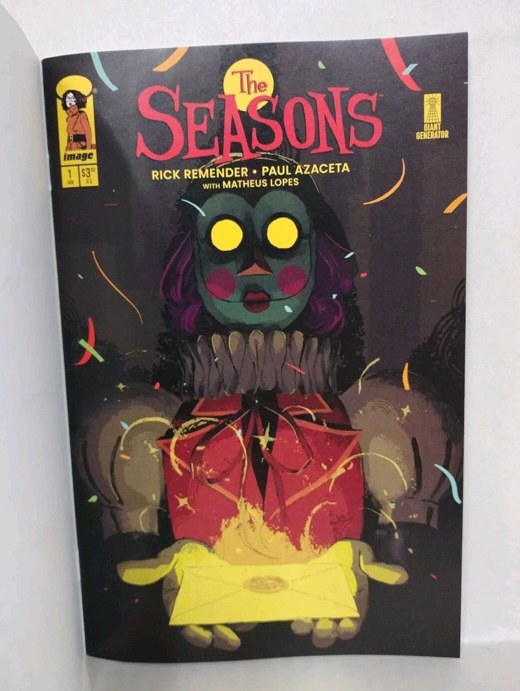 Seasons #1 (2025) Rick Remender Image Comic Sketch Variant W Original DCastr Art