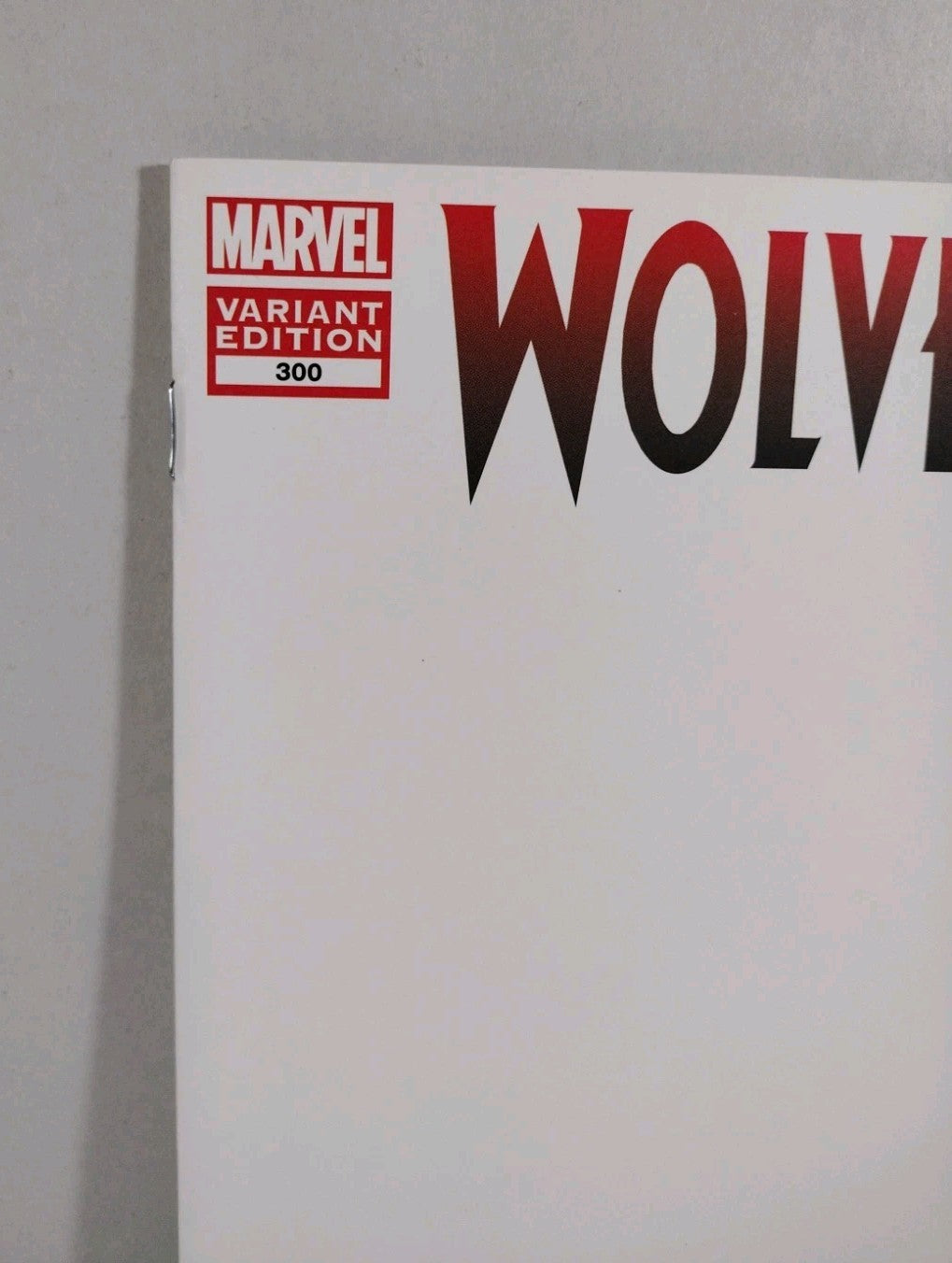 Wolverine #300 (2012) Marvel Comic Blank Sketch Cover Variant NM