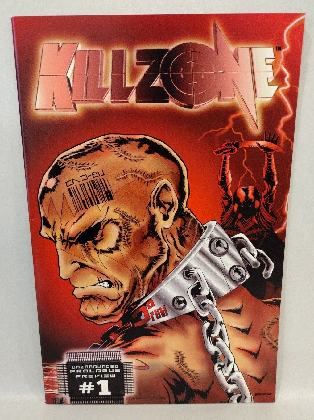 Evil Ernie Revenge #1 (1994) Chaos Comic GID Cover Lady Death 1st Killzone NM