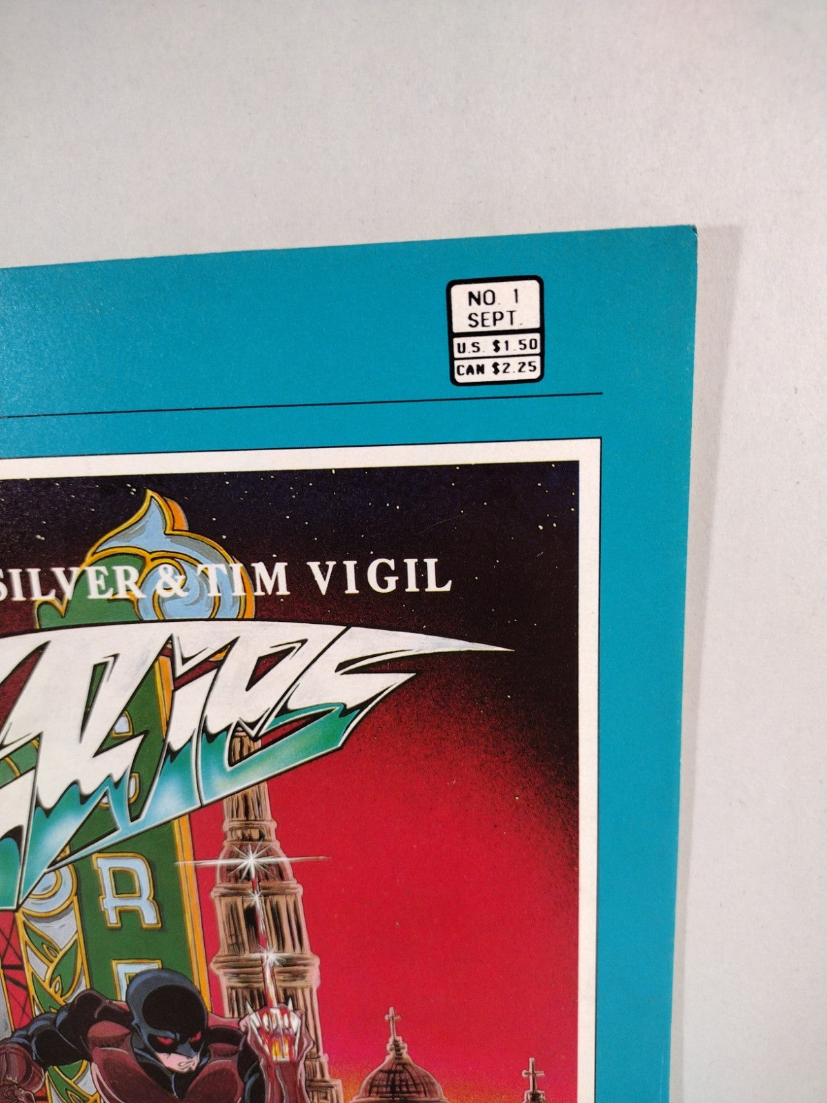 Grips #1 (1986) Volume 1 Silverwolf Comic 1st Print Tim Vigil VF