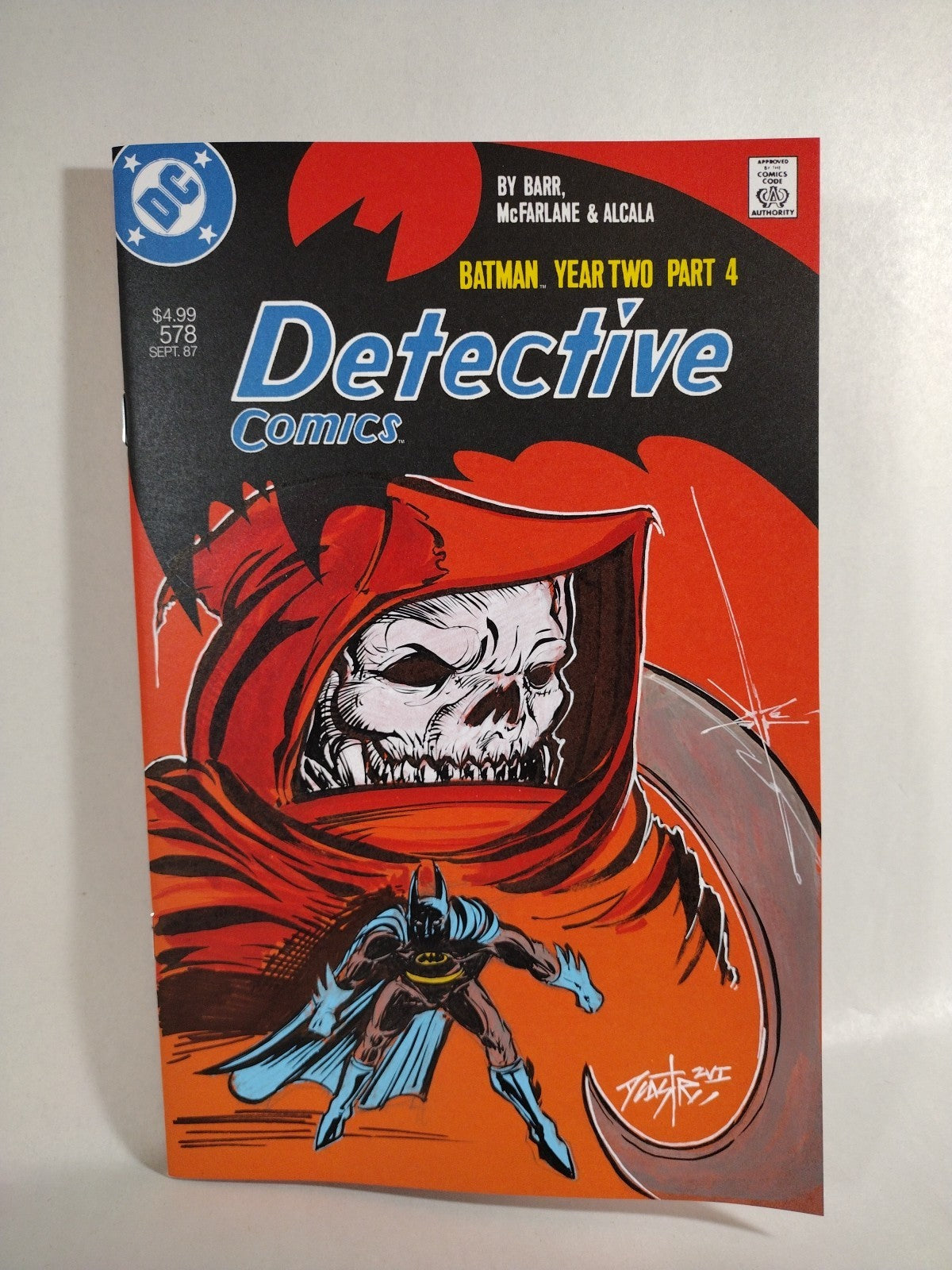 Detective Comics #578 (2026) DC Sketch Cover Variant W Original Dave Castr Art