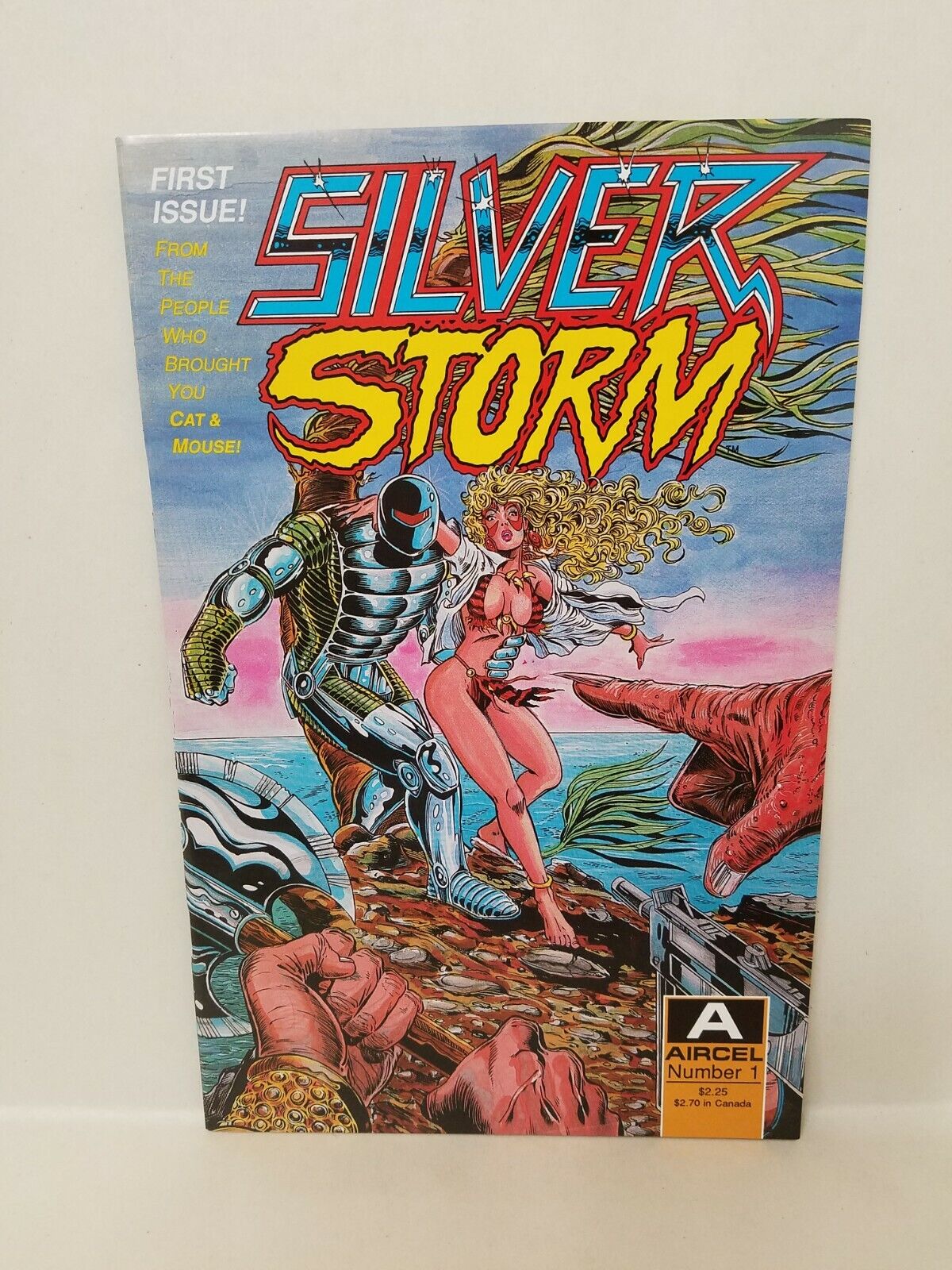 SILVER STORM #1 2 3 4 Complete Limited Series Set (1990) Aircel Comics 