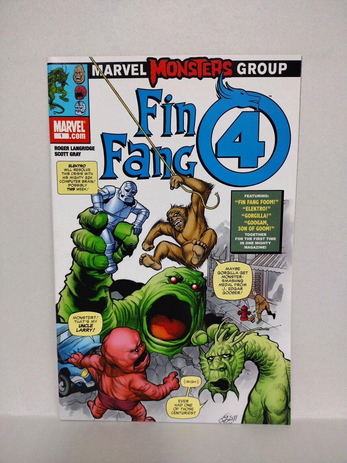 MARVEL MONSTERS GROUP (2005) Lot Of 4 1 Shots JACK KIRBY Eric Powell Covers