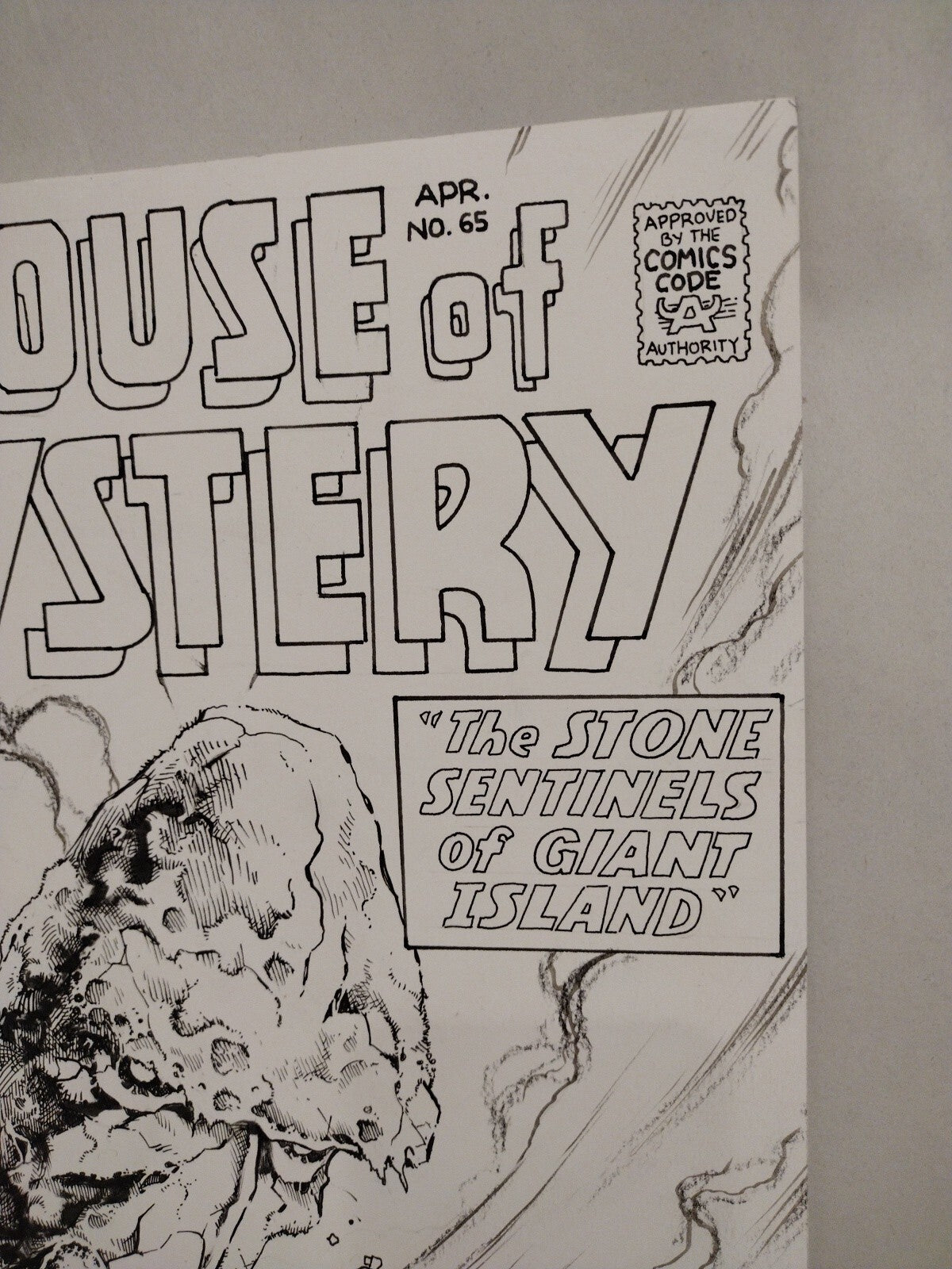 House Of Mystery 85 Tim Tyler Original Cover Recreation Art 11 X 17 Kirby Homage